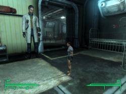 seasonalweasel:  ghostcongregation: screenburned:  talooka:  This is what you look like as a baby in Fallout 3  i love you, small son  bethesda designers: what is a baby? a small man?   