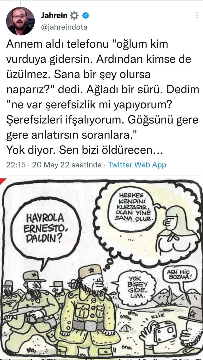 Herkes kendini kurtarır,...