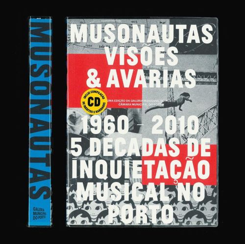 Catalog design for the exhibition “Musonautas: Visões e Avarias”, in Galeria Municipal do Porto. A b