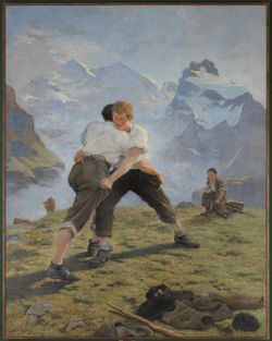 Auguste Baud-Bovy, The Swiss Fight, 1887