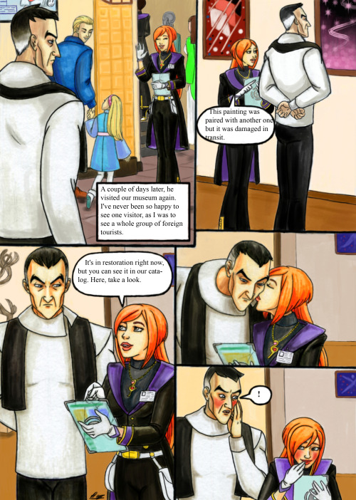 "At The Museum Overwatch Fan Comic Finally! My Little Fan Comic About Overwatch Hero Sigma, And Fictional
