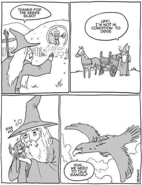 Gandalf abusing his powers