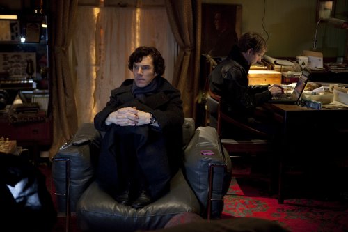 nixxie-fic:New Selection: BBC Sherlock S1 - Sherlock &amp; John in 221B in ‘The Great Game’ - (I wa