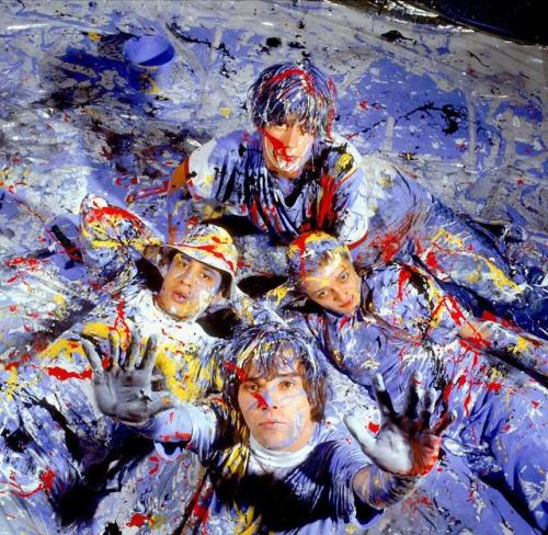 ohyeahpop:Stone Roses photographed by Kevin Cummins at Studio in Manchester, November 5th 