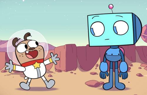 lynnvwang:First sneak peak screenshot of our @nickanimationstudio short, Space Mission: Danger! We