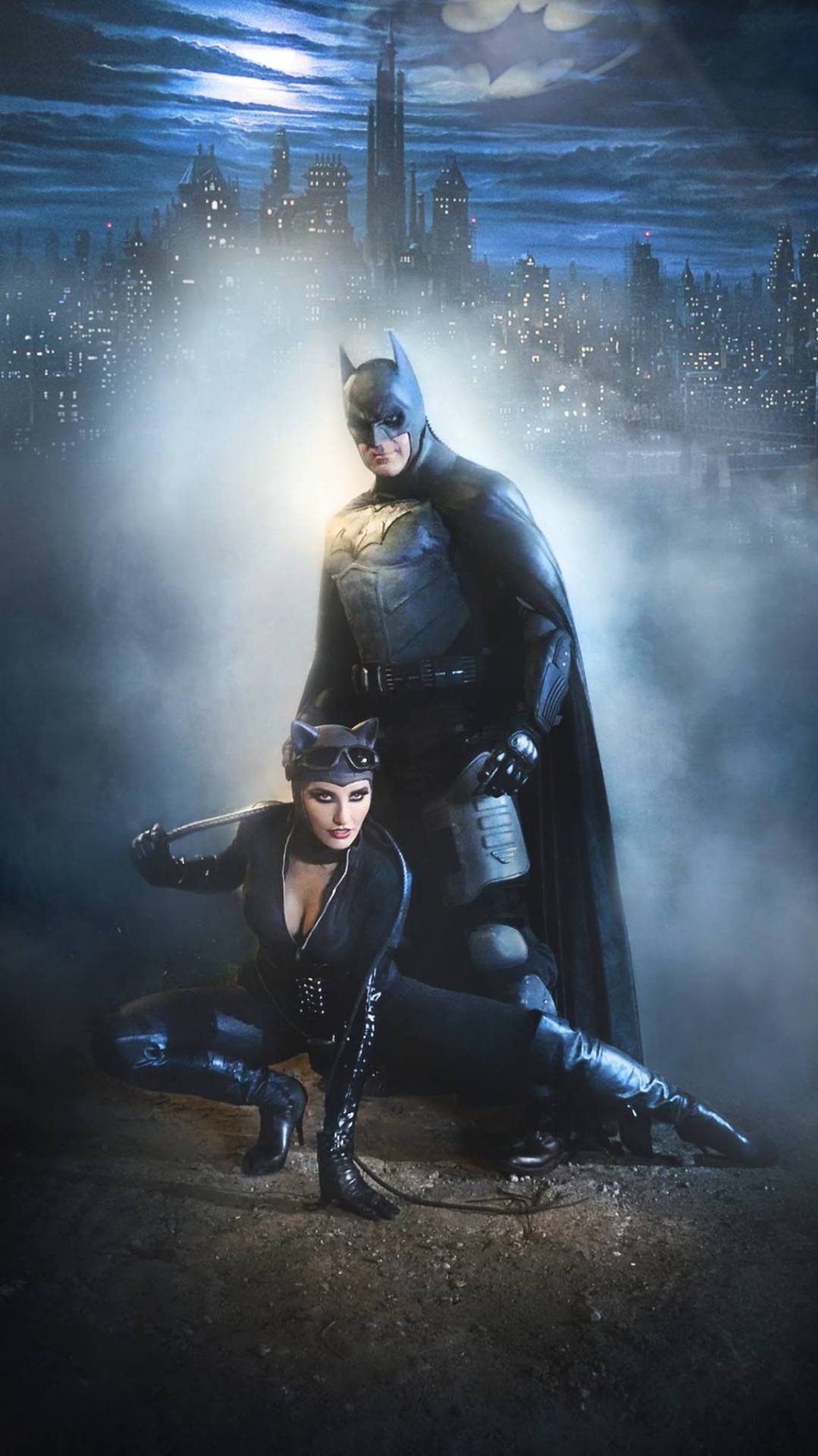 The Black Bat & the Purple Cat — Kevin Porter as Batman and Tatiana  DeKhtyar as...