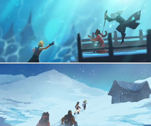 knightofleo: Lap Pun Cheung | Final Fantasy VIIposter, part 1, part 2, part 3, part 4, part 5, part 