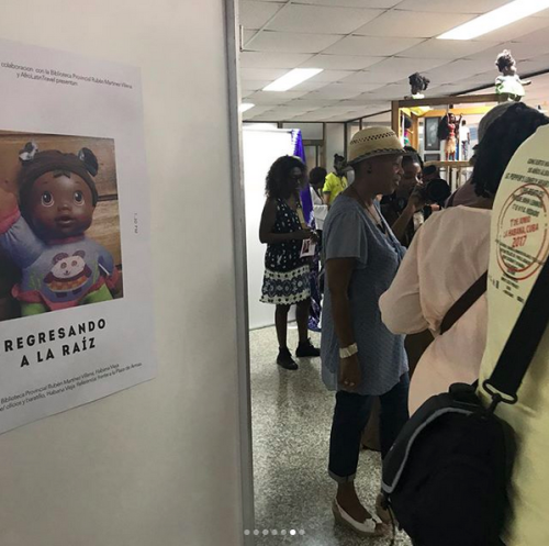 The Muñecas Negras (Black Doll) Exhibition at the Regresando A La Raiz conference at the Old Havana 