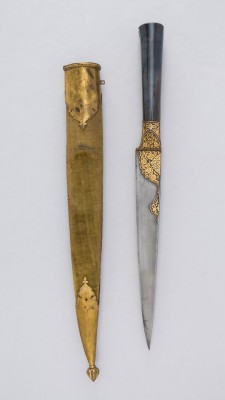met-armsarmor: Dagger (Kard) with Sheath, Arms and Armor Bequest of George C. Stone, 1935 Metropolitan Museum of Art, New York, NYMedium: Steel, agate, gold, wood, velvet, copperhttp://www.metmuseum.org/art/collection/search/24302 