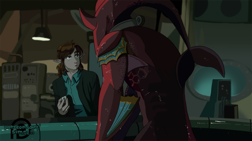 sidlink x shape of water AU. can you believe guillermo del toro retweeted this fanart of mine?? SHIT