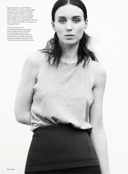 glam-val:  Downtown Girl; Rooney Mara by