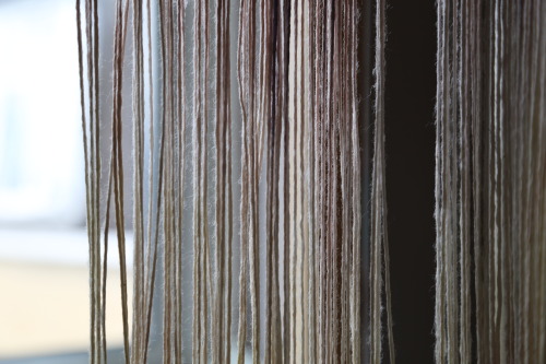 natural dyed warp