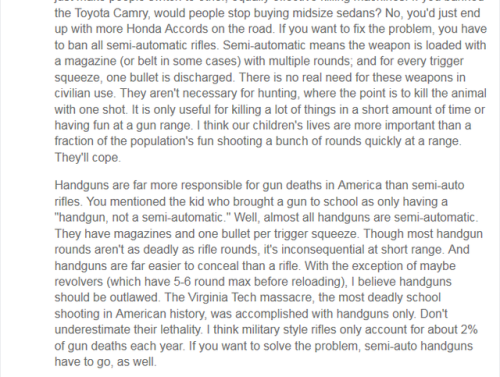 random2908: Saw this shared on FB. It covers counter-arguments for a lot of the most common pro-gun 