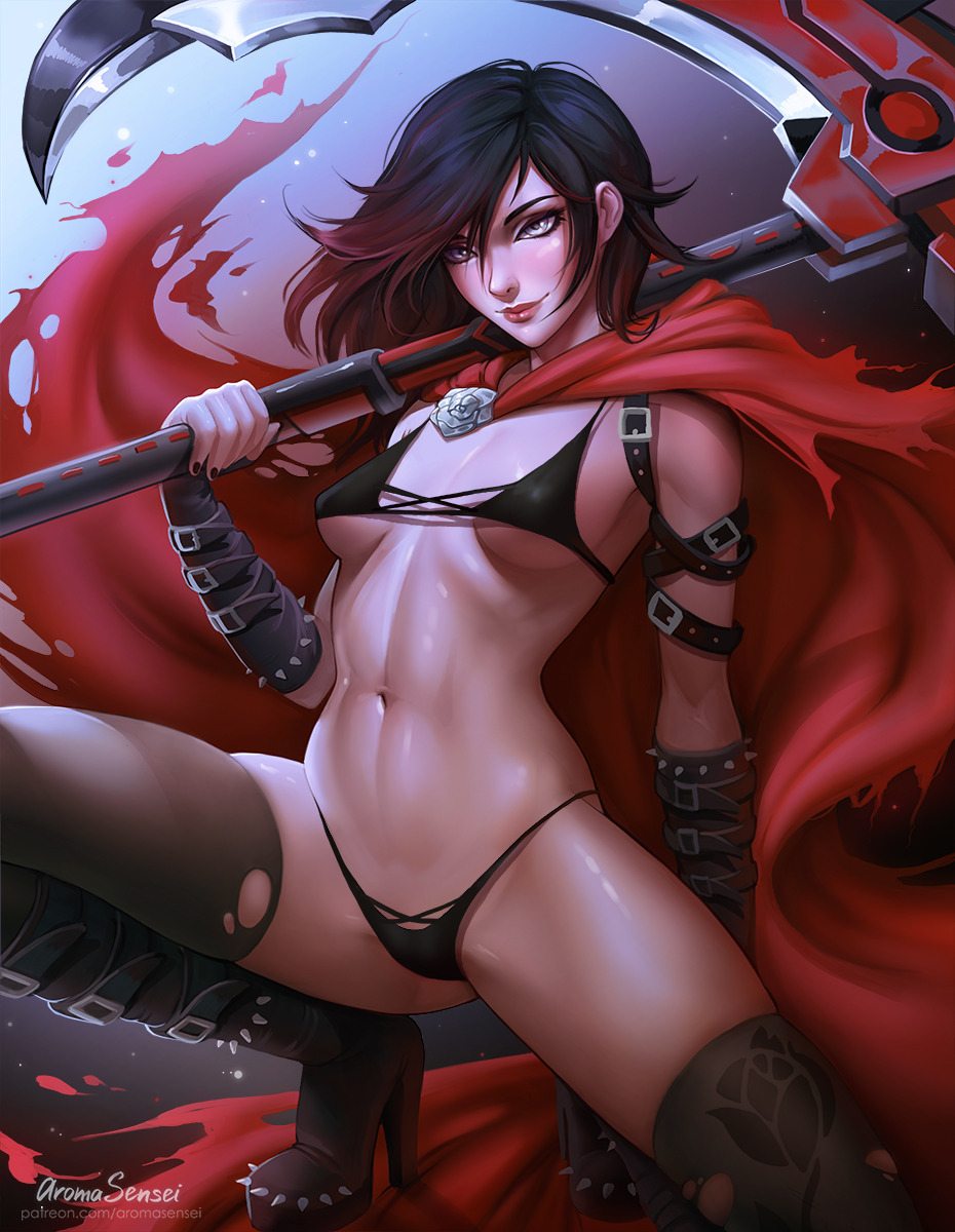 aromasensei: Ruby Rose from RWBY   ヽ(♡‿♡)ノ   NSFW versions will be avaible
