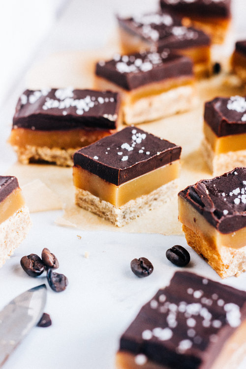 XXX sweetoothgirl:    ESPRESSO CARAMEL SHORTBREAD photo