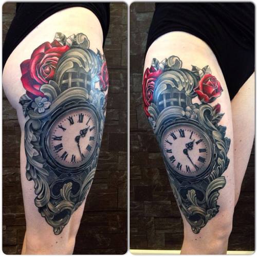 arsenicinshell:  Eleine’s tattoo executed by Heartbreak Tattoo Lödde.