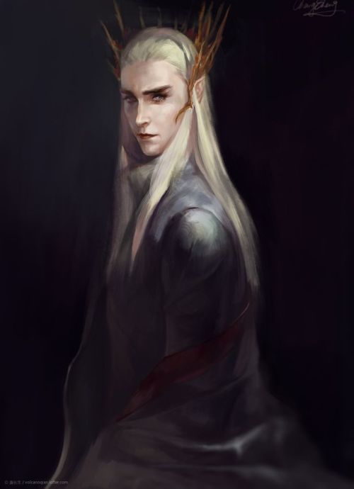 Thranduil by https://www.pinterest.com/source/volcanoqian.lofter.com/