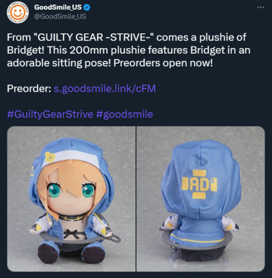 I Am OBSESSED With This Guilty Gear Bridget Plush and Buying It Immediately