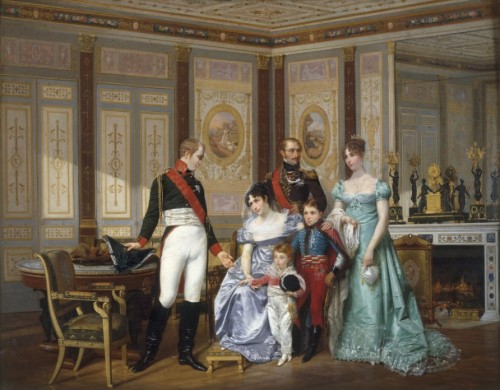 ohaieris:Jean Louis Victor Viger du Vigneau, The Empress Josephine presenting her daughter, Hortense