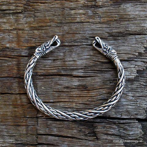 This distinctive dragon bracelet is based on an original Viking armring from Gotland, Sweden that is