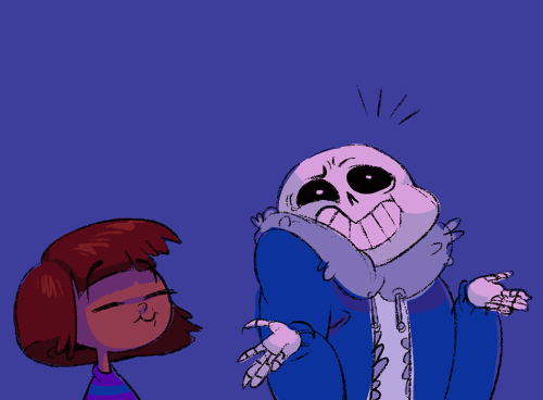 nearshotarts:They broke the 4th wall SansIdk, I imagine if Sans realizes he is a pun he’s either rea