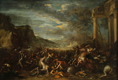 A Cavalry Battle, Salvator Rosa, 1645-1652