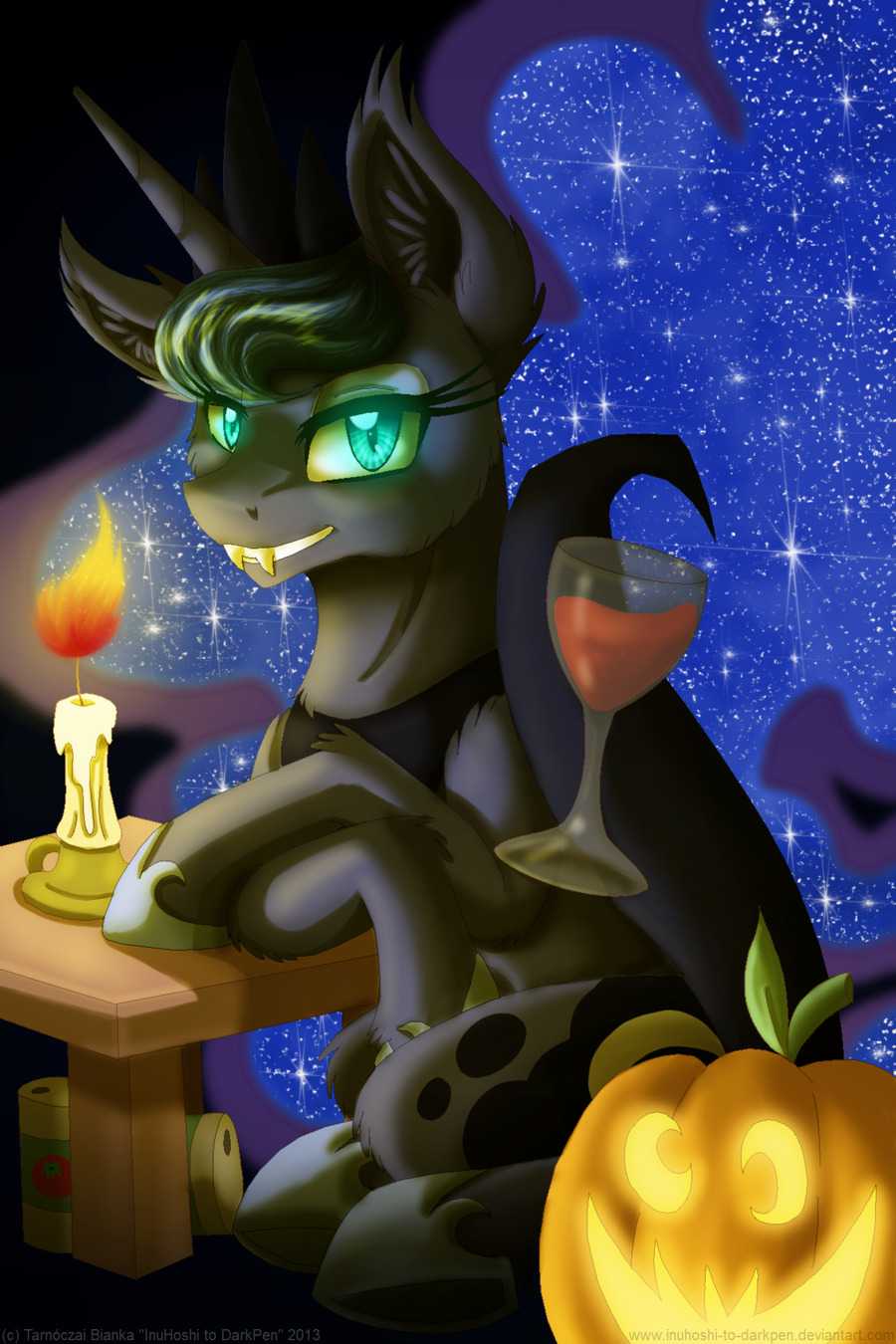 darkponyspirit:  Taste of Nightmare Night by InuHoshi-to-DarkPen