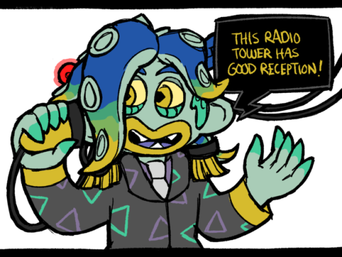 Just some fun with more ideas for my Octo Tartar. I like to think that being a former telephone he h