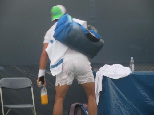 five00daysofme:  assofmydreams:  Rafael Nadal in wet, white, pretty much see-through shorts   It looks photoshopped but it’s not.