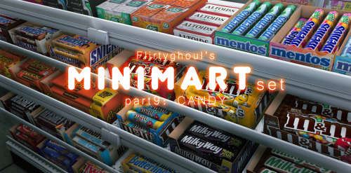 flirtyghoul:Minimart Set | Part 9: Candy (Early Access)Happy Friday Everyone! Only 3 more sets left 
