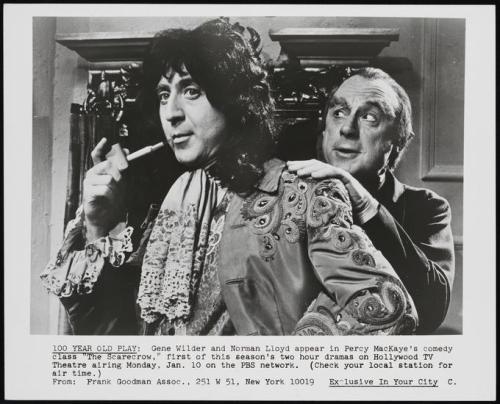 Gene Wilder and Norman Lloyd in The Scarecrow (1972)via The Museum of the City of New York