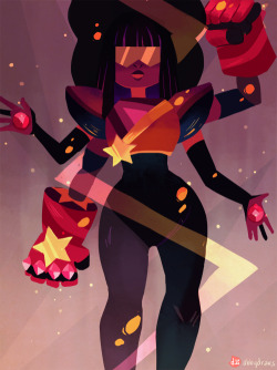 awesomedigitalart:Garnet, Amethyst, and Pearl by Abigail Dela Cruztumblr - prints - deviantart