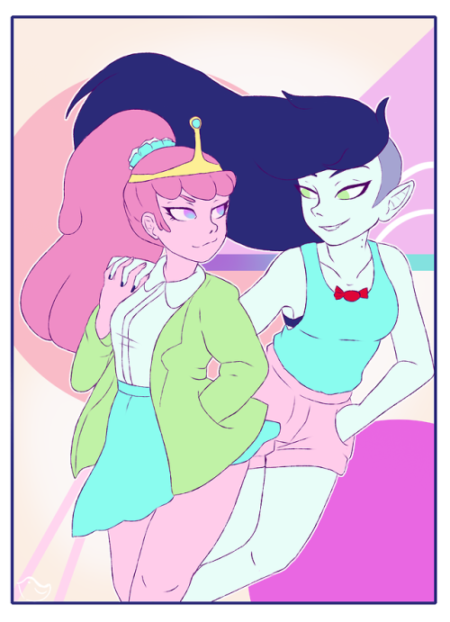 i don’t know if i like it more with or without shading :( *✧･ﾟ:* 　Pastel Lesbians　 *:･ﾟ✧*