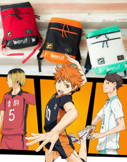 haikyuumerchandise:  Haikyuu!! backpacks