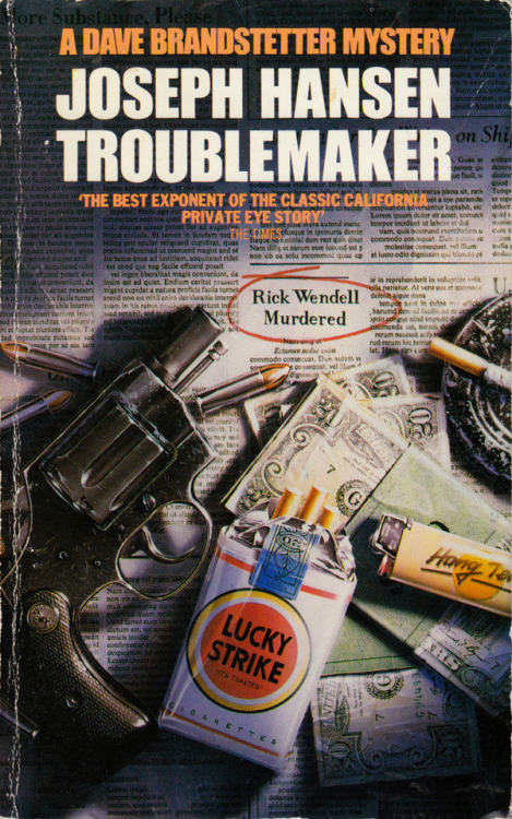 Troublemaker, by Joseph Hansen (Grafton, porn pictures