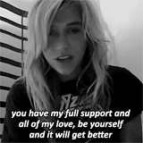 spacekesha-deactivated20151019:  “I’m a crusader for being yourself and loving