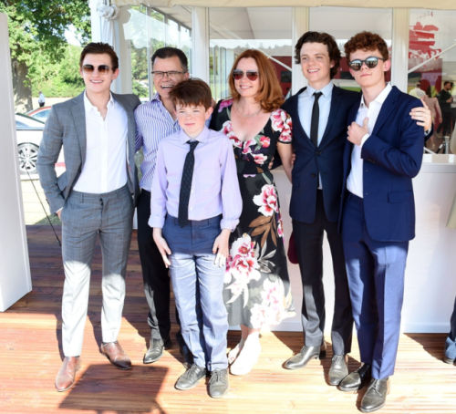 tomhollandnews:Tom, Harry, Sam, Paddy, Dominic and Nikki attends Audi Polo Challenge 2018, today in 