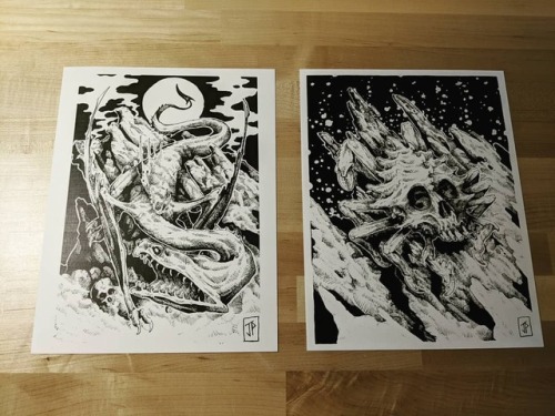 New #prints are in and looking splendid! These prints are Limited to 20 each, numbered and on extra 