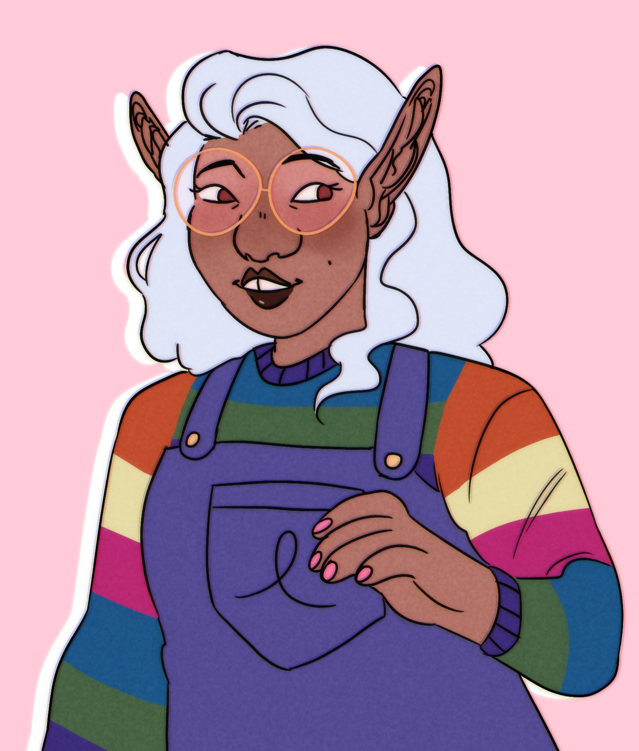 hallwinter:i drew @foxy-alien‘s lup design for Fun…. shes so pretty