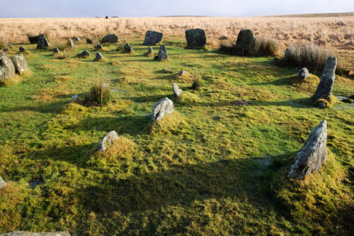 Yellowmead Stone Circles, Dartmoor, 29.12.17.This highly unusual Bronze Age site features a series o