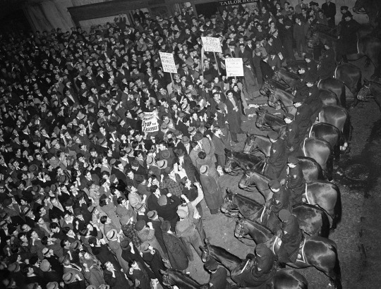 socialistexan: On Feb. 20th, 1939, the German-American Bund, an American Nazi party, held a giant rally at Madison Square Garden in NYC They adopted George Washington as their icon, calling him the “First Fascist.” Check out the “Fight Jewish