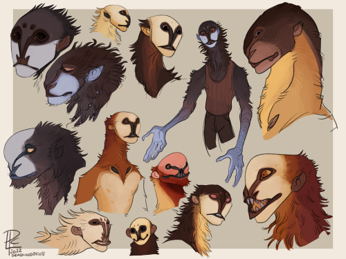 Just some Idul heads! I find variation in faces when it comes to aliens and the like can be a little