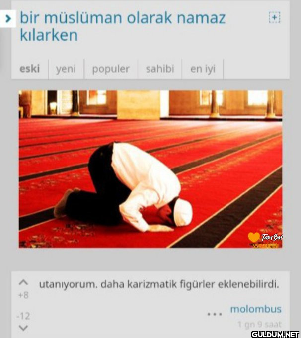 > bir müslüman olarak...