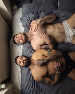 ultrawolvesunderthefullmoon:  Luke Austin, “Me and Matthias (Berlin)”Luke Austin is an Australian-born photographer based in Los Angeles. His latest “Beau Book” is available online. He has done five of these limited edition mini beau books,