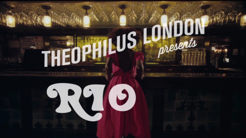 studioafrica:  Stills from the Theophilus London’s video for “Rio”, starring Oroma Elewa 