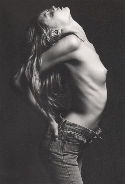 lelaid:  Magdalena Frackowiak by Hedi Slimane for Man About Town, Fall/Winter 2009 