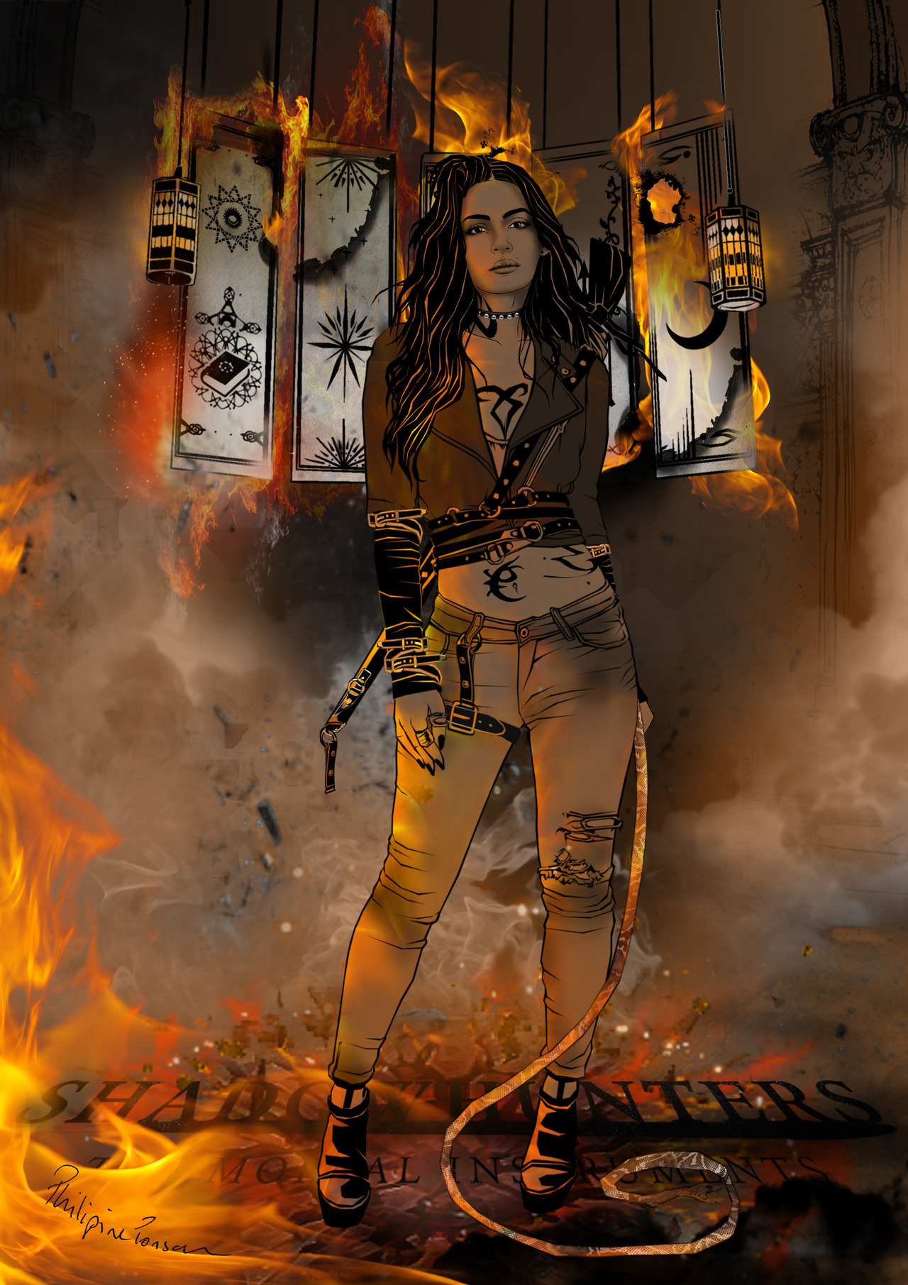 Shadowhunters Fanart Phildrawsfanart Isabelle Lightwood
