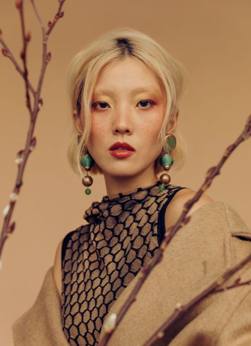 modelsof-color:Haejin Lee by David Urbanke for Elle Vietnam Magazine, February 2021