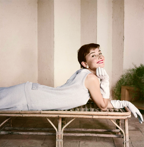 bettedavis - Audrey Hepburn photographed in Italy by Norman...