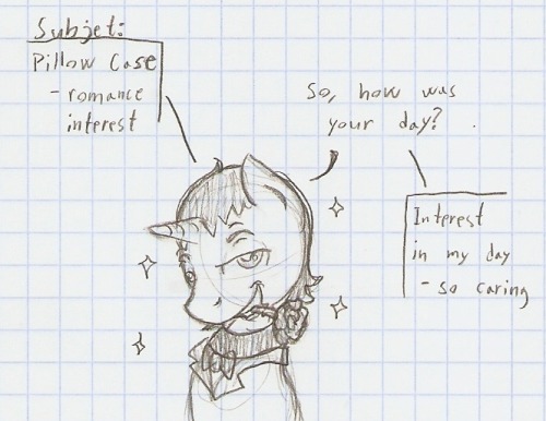 askpillowcase:  shootingstarsafterdark:  Just a random something for the Pillow x Rowena shippers X3 Something silly I just had to draw to get out of my head and to prove I haven’t forgotten to draw ponies. Just got busy with other stuff too. Enjoy!